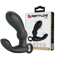 Pretty Love Cayla Vibrating Prostate Massager Black